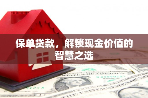 盐亭保单贷款，解锁现金价值的智慧之选
