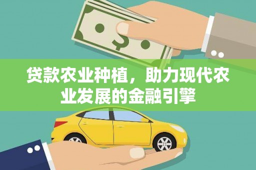 盐亭贷款农业种植，助力现代农业发展的金融引擎