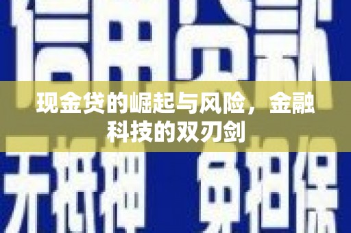 盐亭现金贷的崛起与风险，金融科技的双刃剑