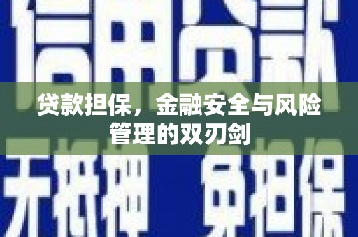 盐亭贷款担保，金融安全与风险管理的双刃剑