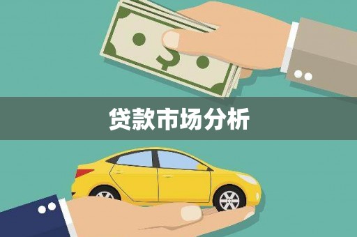 盐亭贷款市场分析