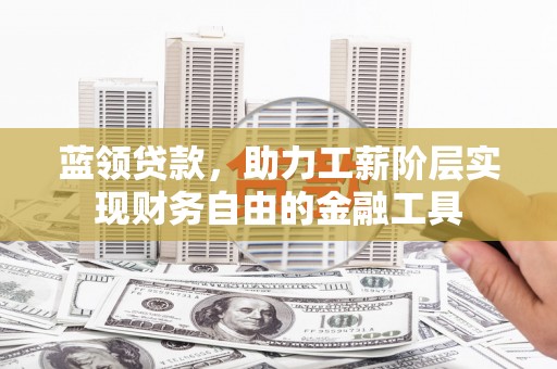 盐亭蓝领贷款，助力工薪阶层实现财务自由的金融工具