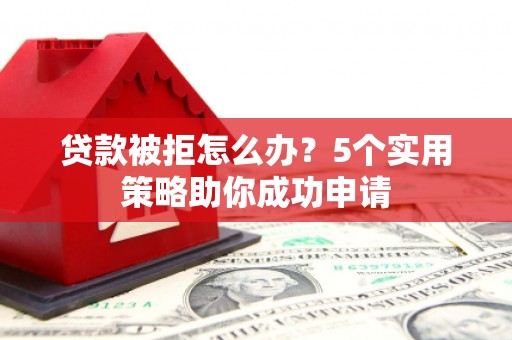 盐亭贷款被拒怎么办？5个实用策略助你成功申请